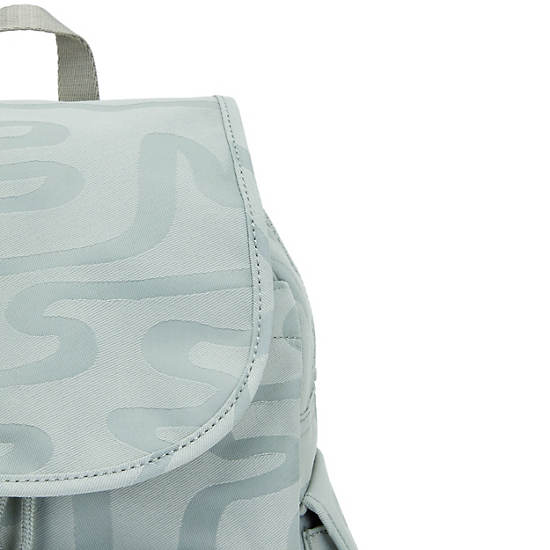 Kipling City Pack Small Klasik Printed Sırt Çantaları Turkuaz | TR 1711EB